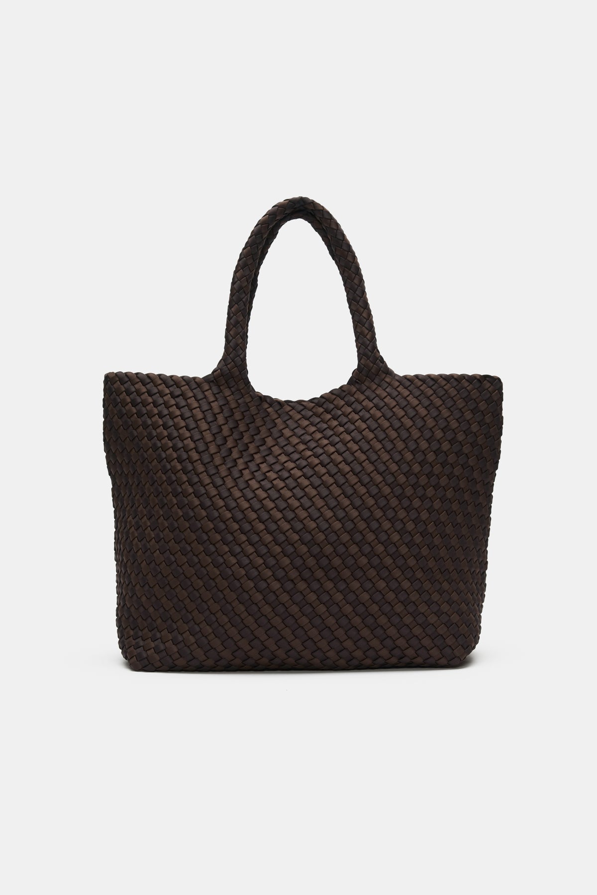 Woven Textured East West Tote