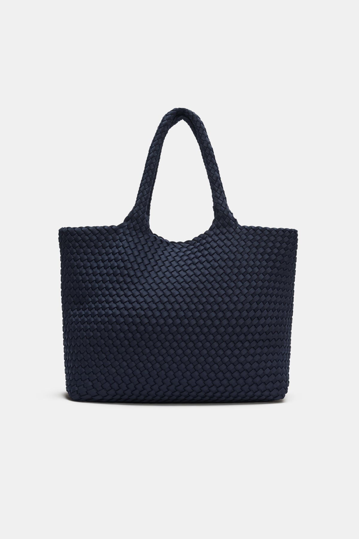 Woven Textured East West Tote