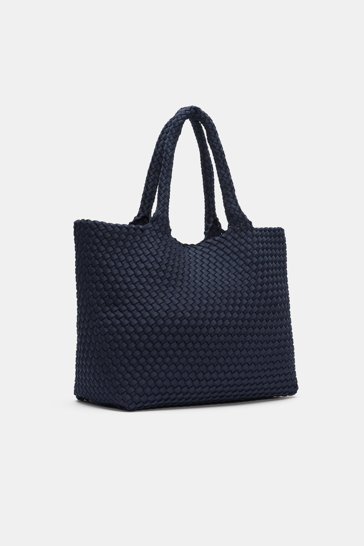 Woven Textured East West Tote