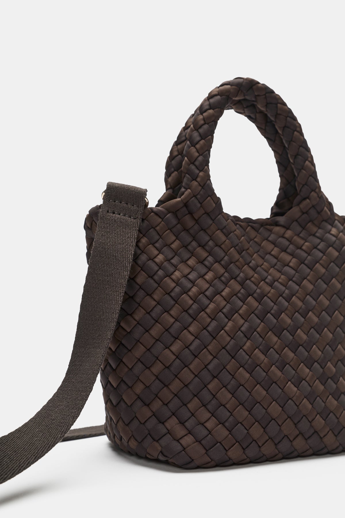 Woven Textured Crossbody Bag