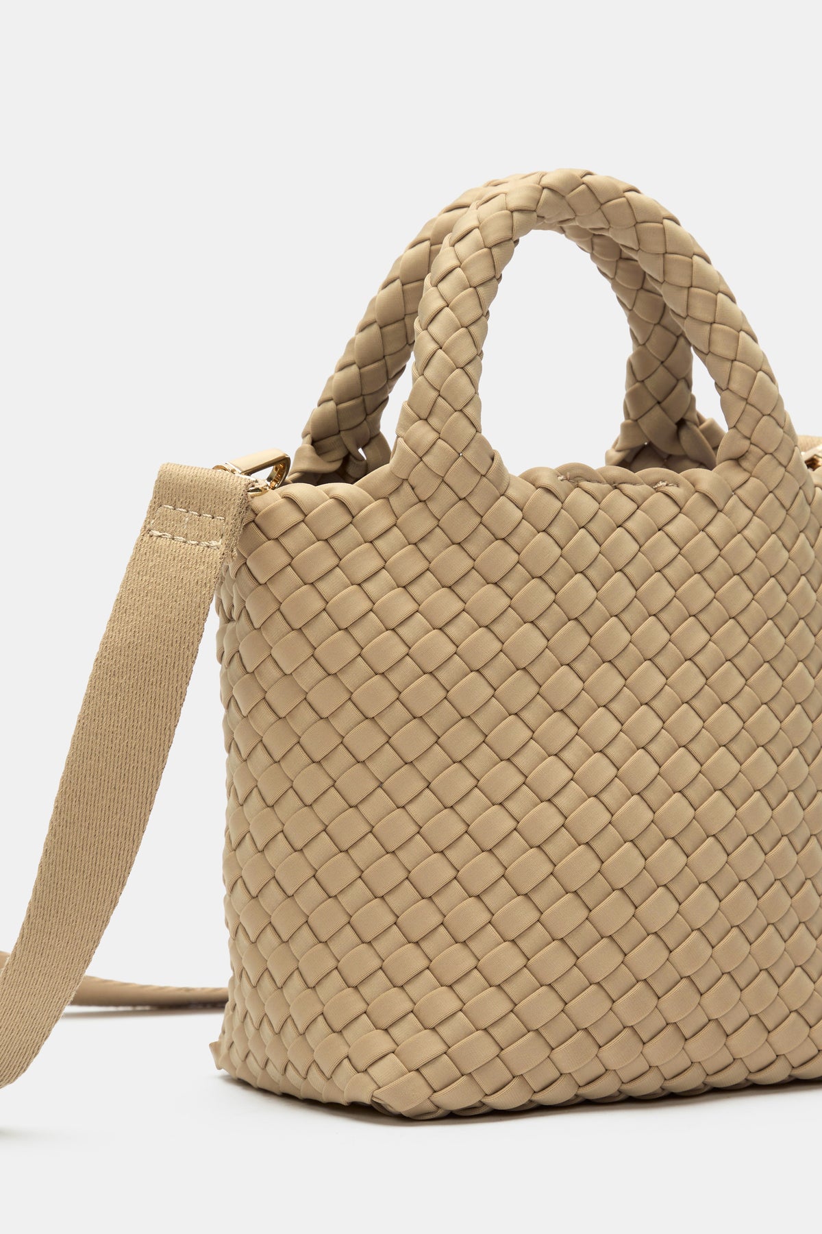 Woven Textured Crossbody Bag