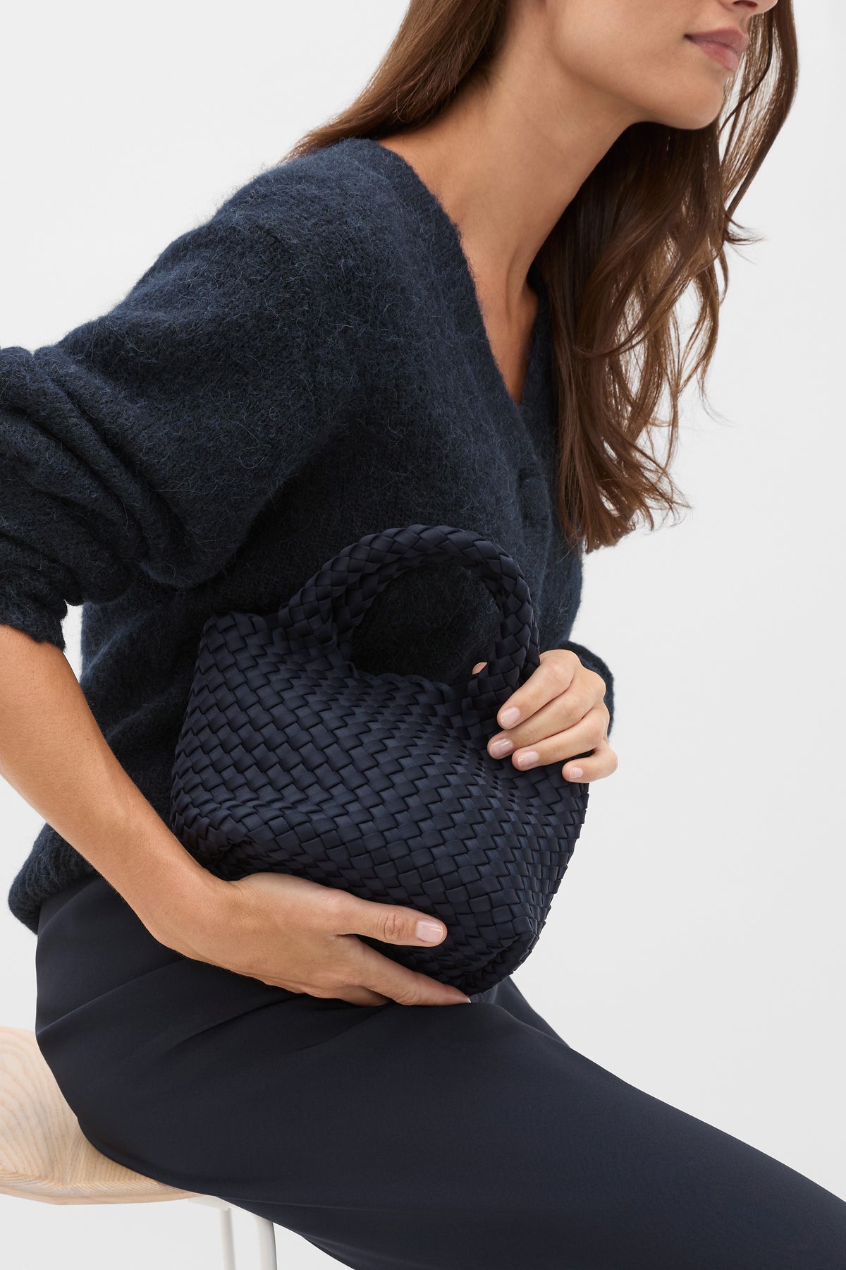Woven Textured Crossbody Bag