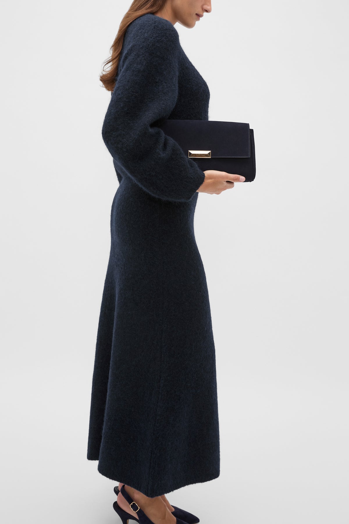 Suede Clutch