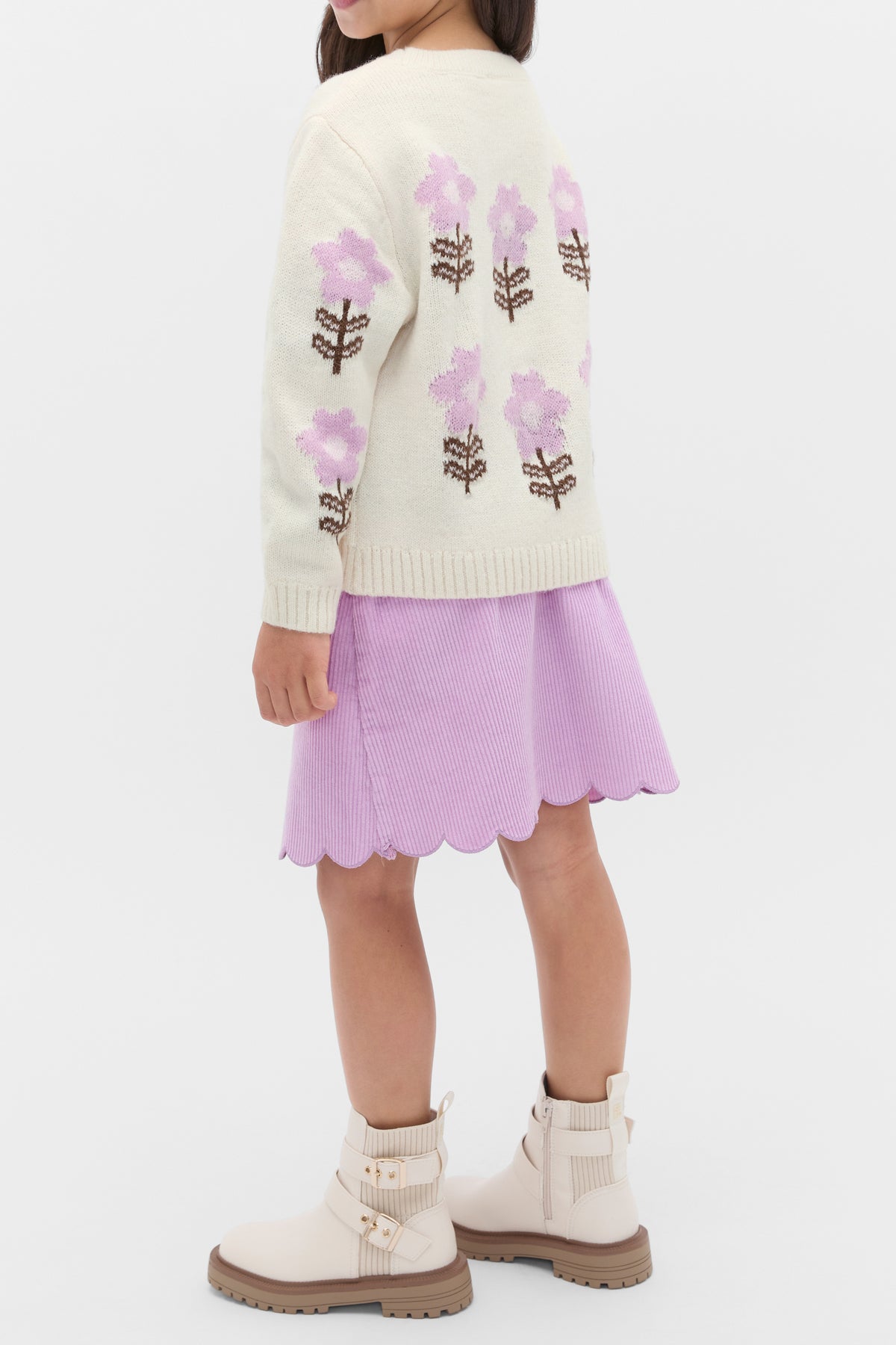 Floral Knit Sweater