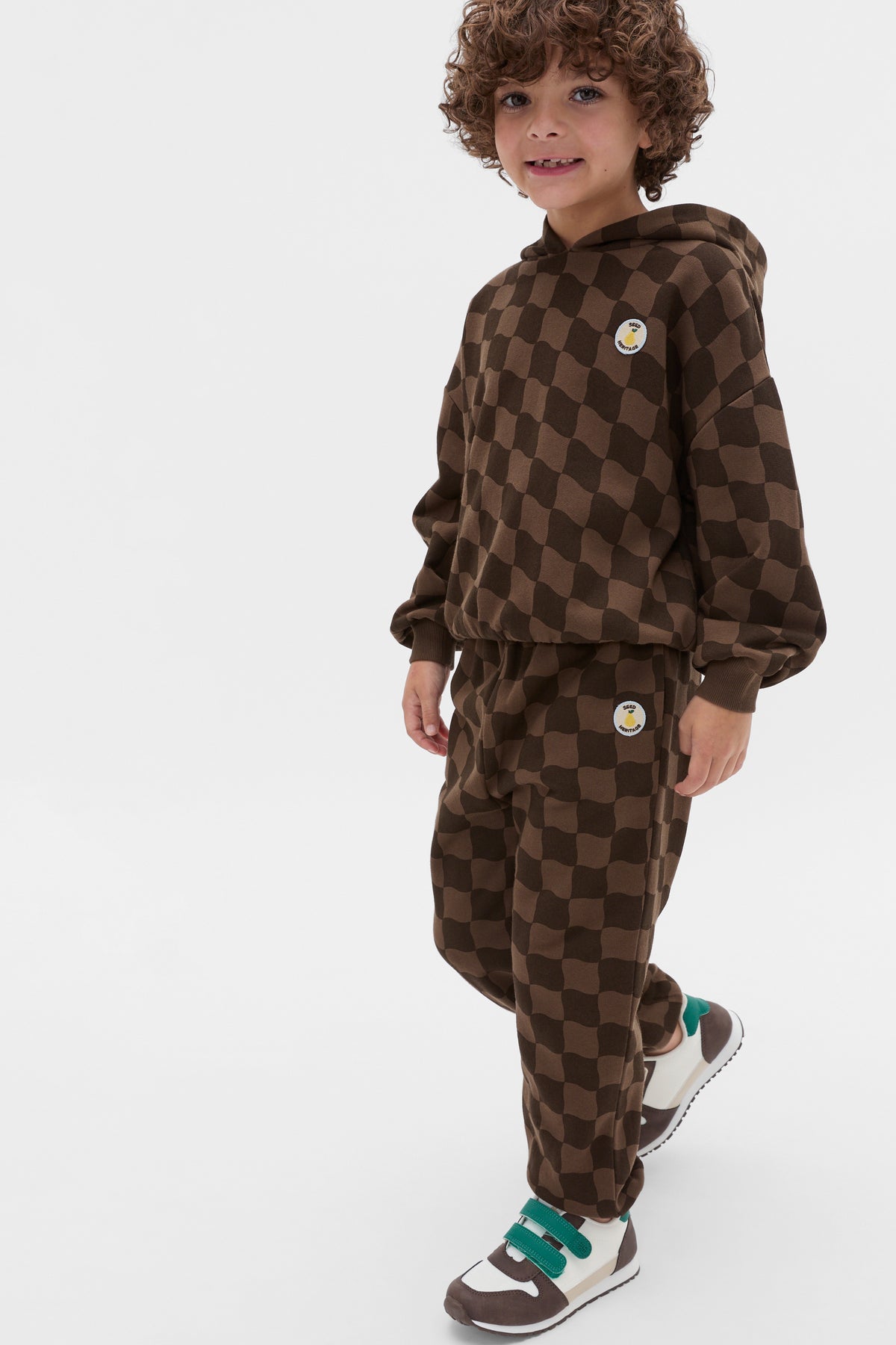 Check Track Pant