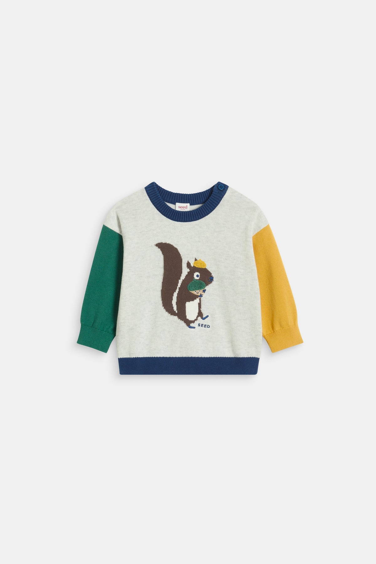 Squirrel Jacquard Knit