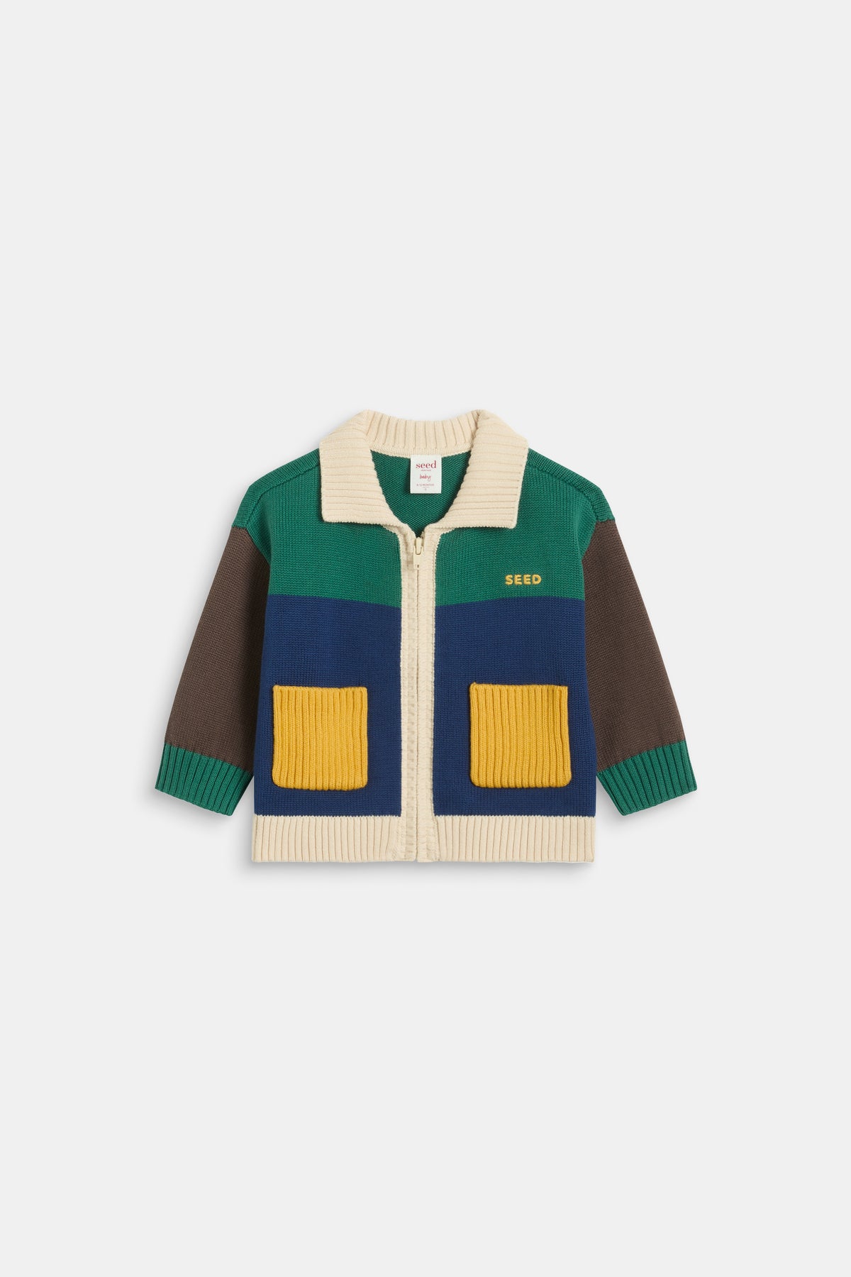 Colourblock Cardigan