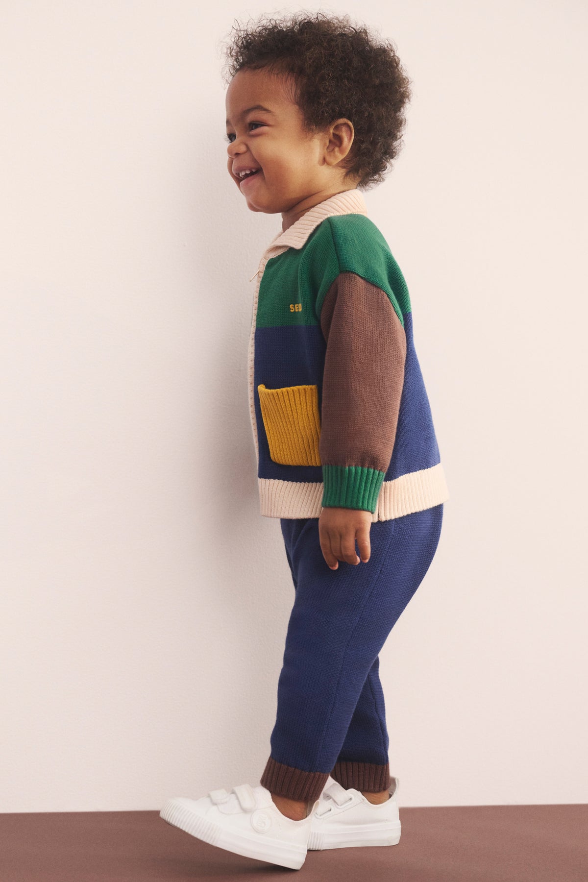 Colourblock Cardigan