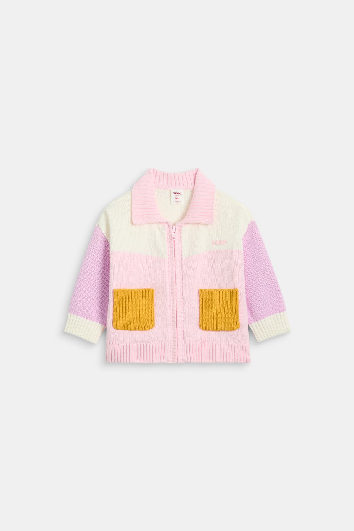 Colour Block Cardigan