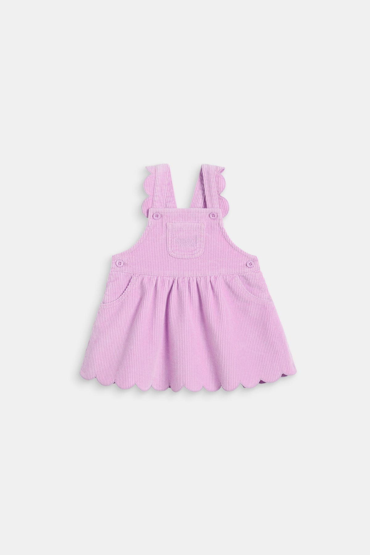 Scallop Cord Pinafore
