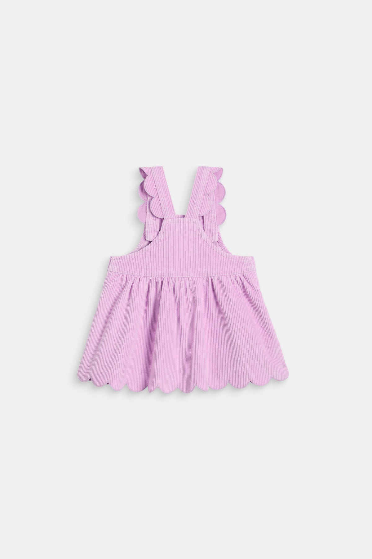 Scallop Cord Pinafore