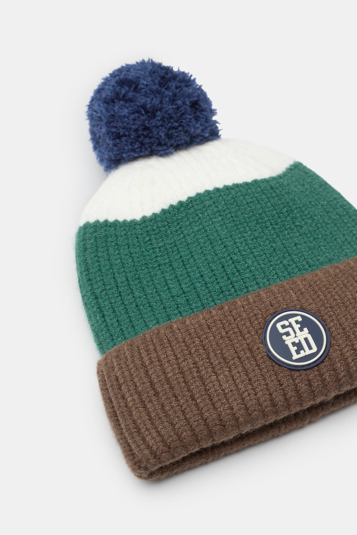 Mini Rib Colourblock Beanie