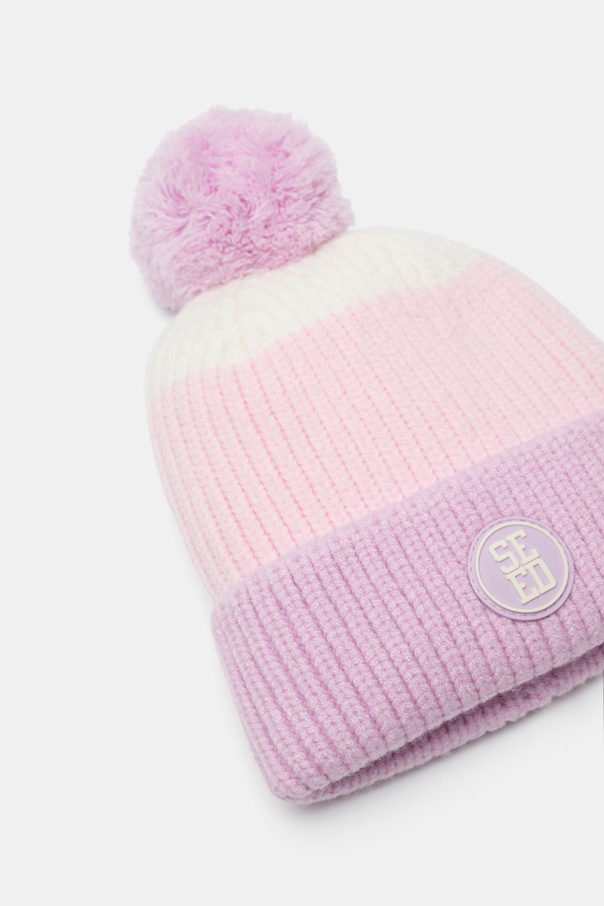 Mini Rib Colourblock Beanie