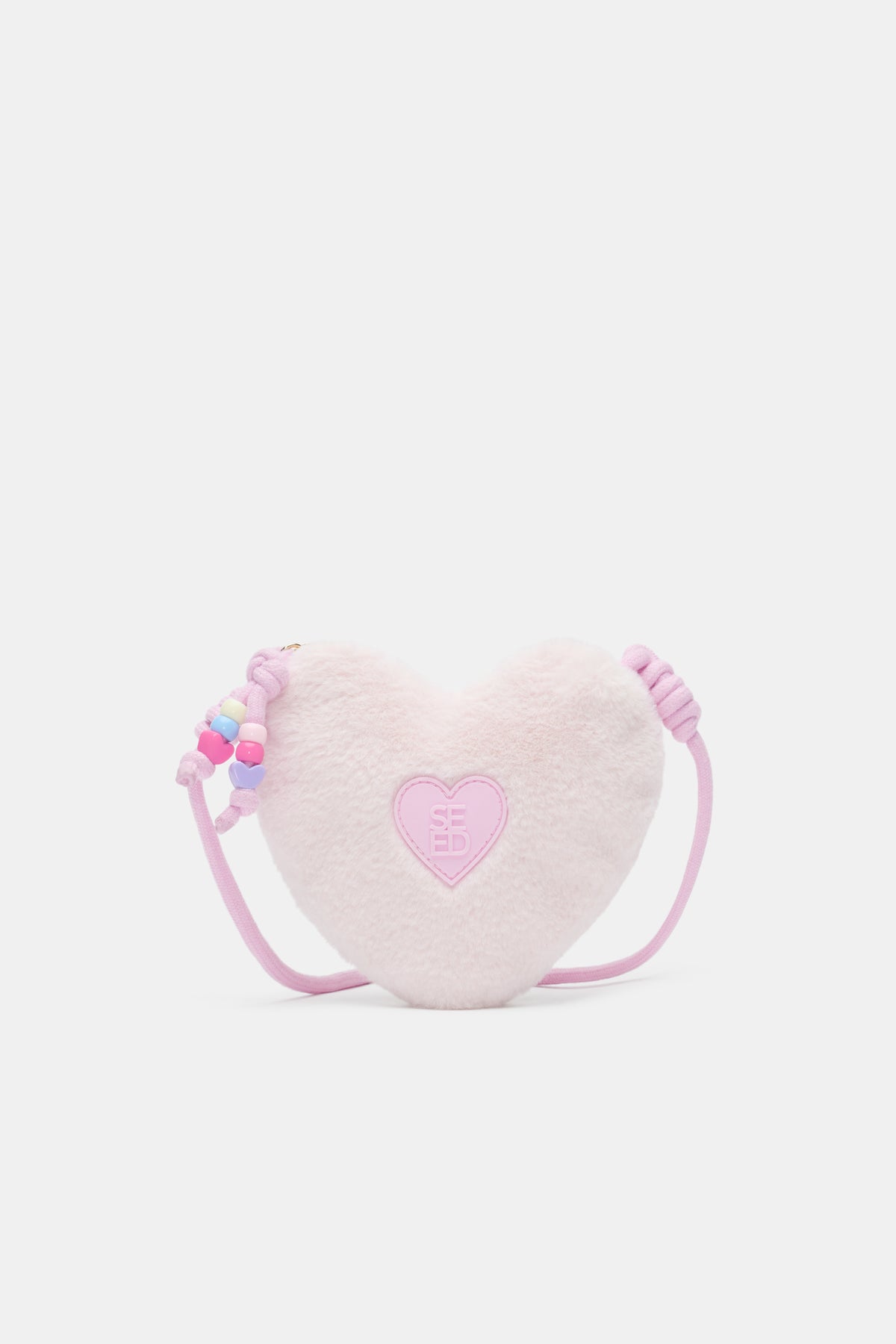 Faux Fur Heart Bag