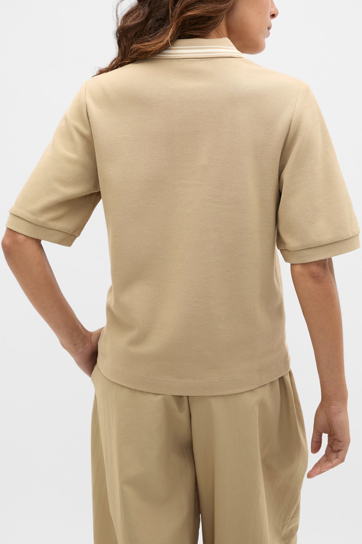 Cotton Tipping Polo Top