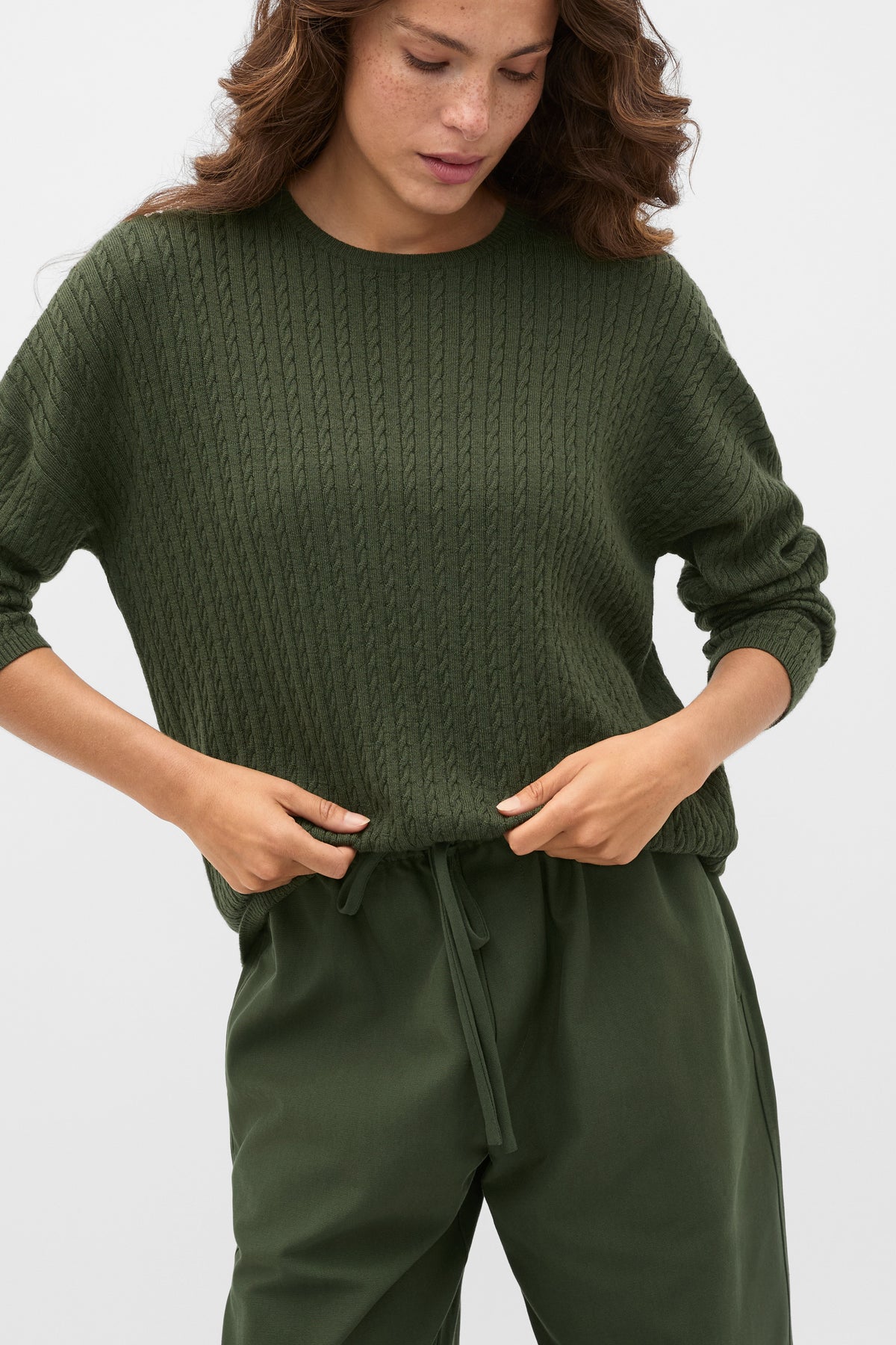 Australian Merino Mini Cable Knit