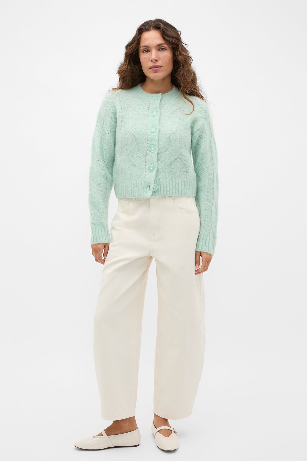 Lofty Oversized Cable Knit Cardigan