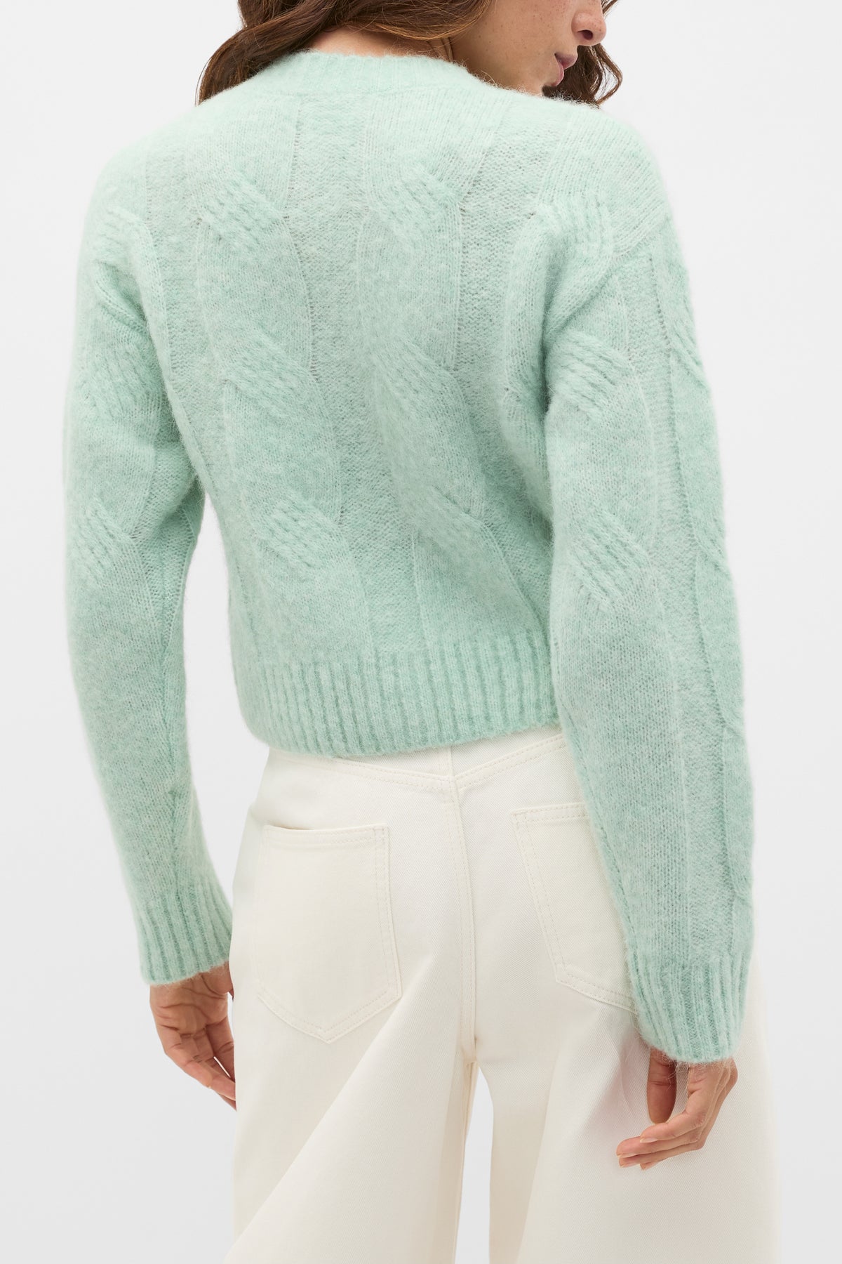 Lofty Oversized Cable Knit Cardigan