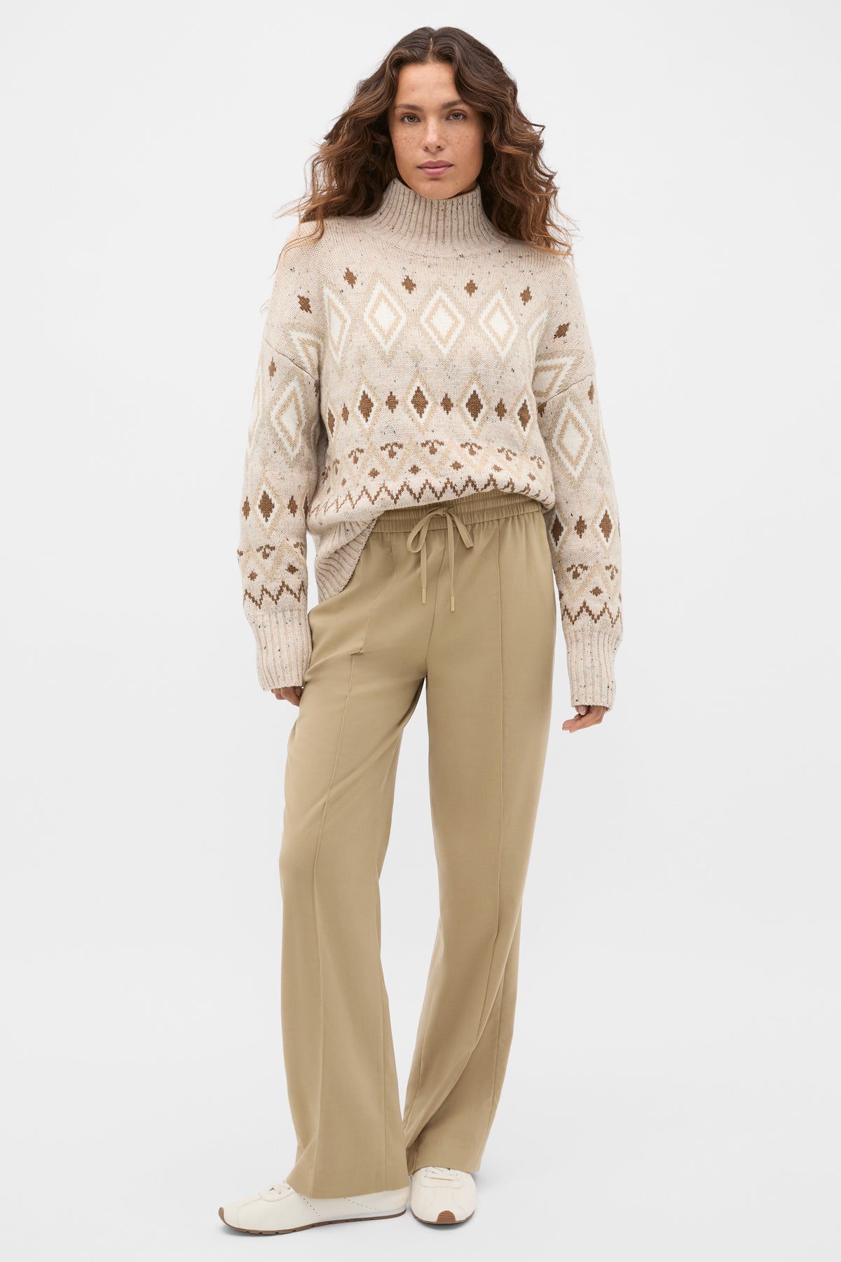 Fair Isle Slouch Knit