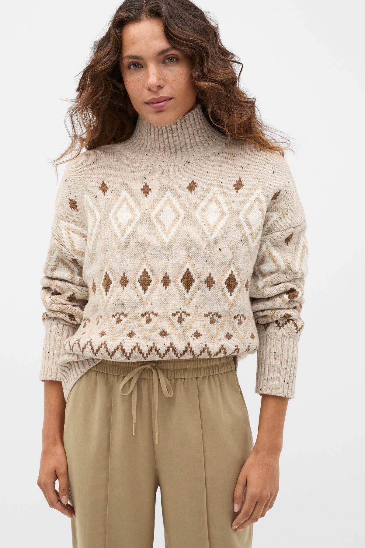 Fair Isle Slouch Knit