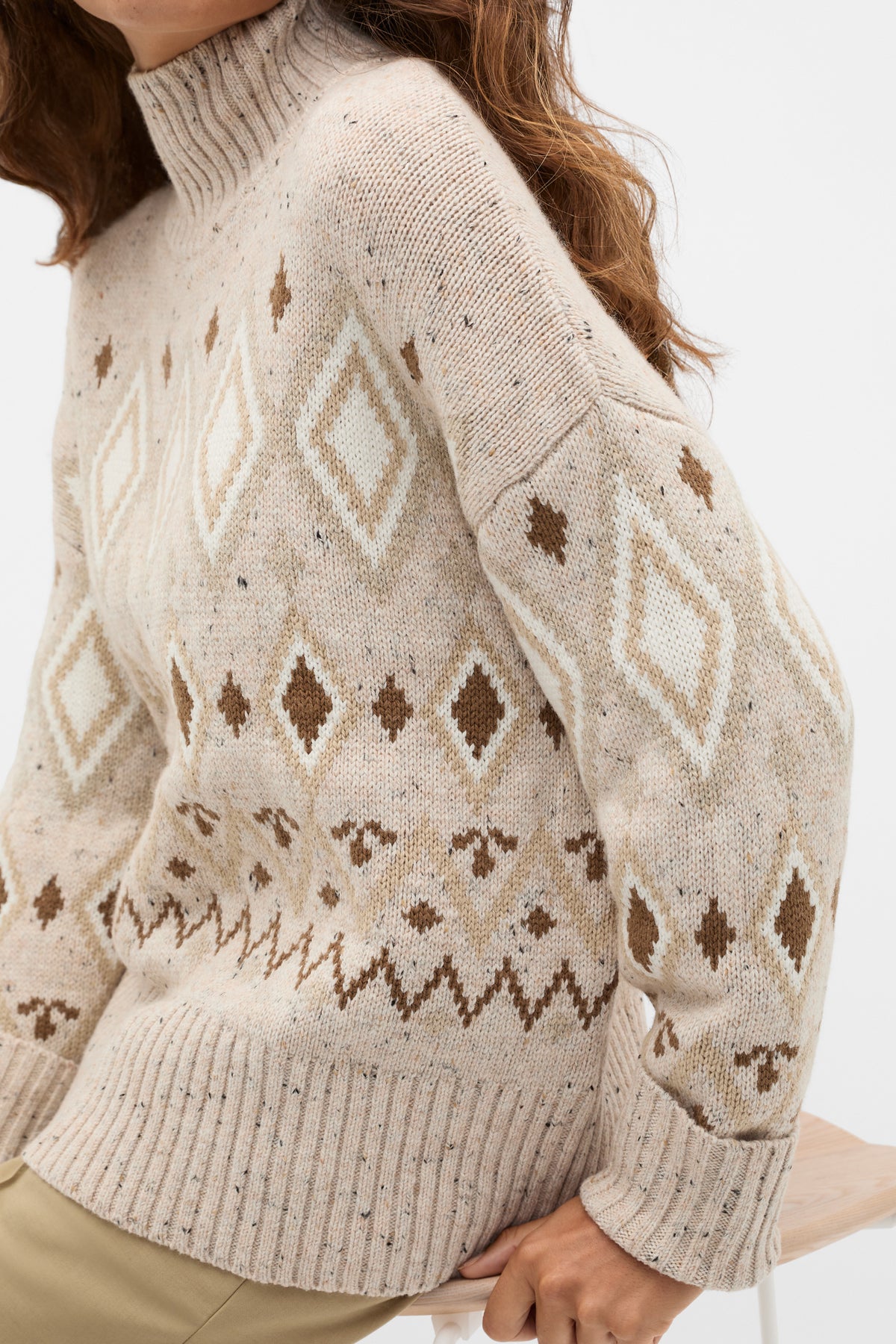 Fair Isle Slouch Knit