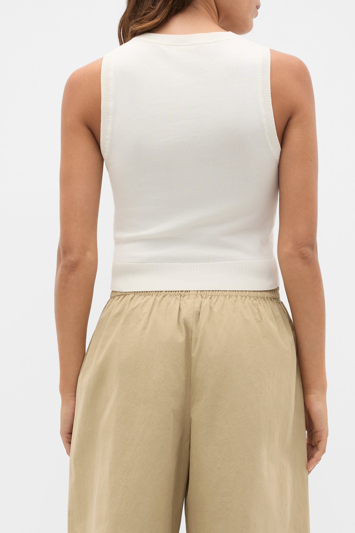 Cotton Blend Knit Top