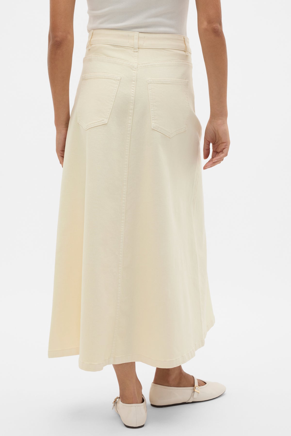 Denim Midi Skirt