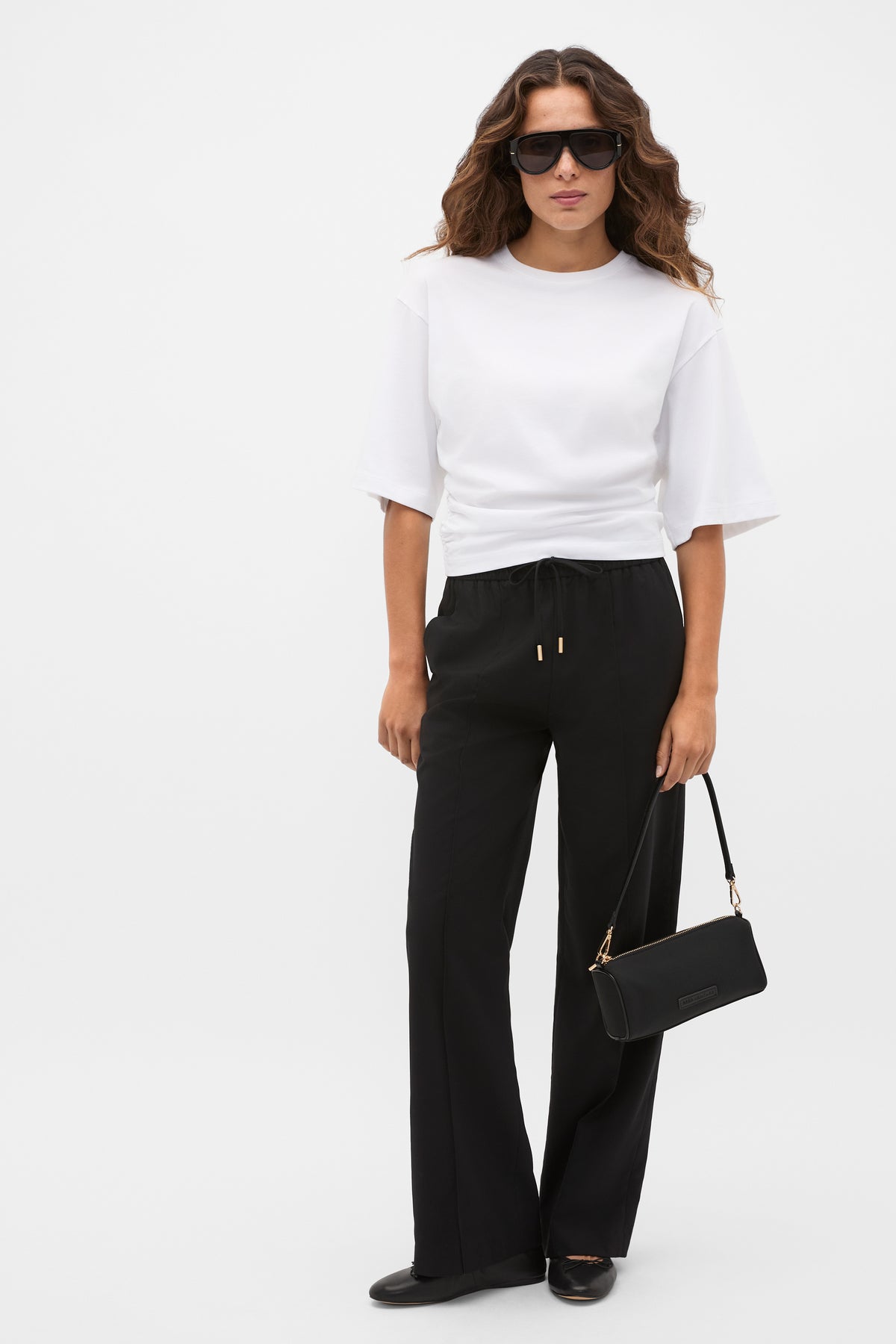 Elasticated Tie Front Pant