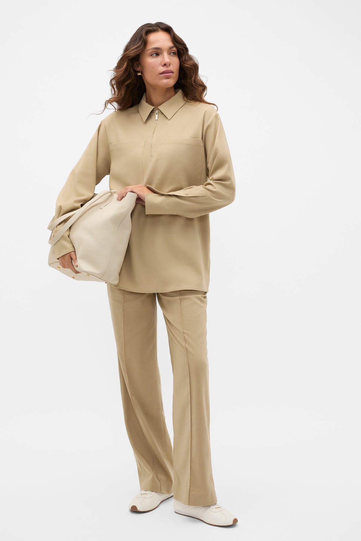 Elasticated Tie Front Pant