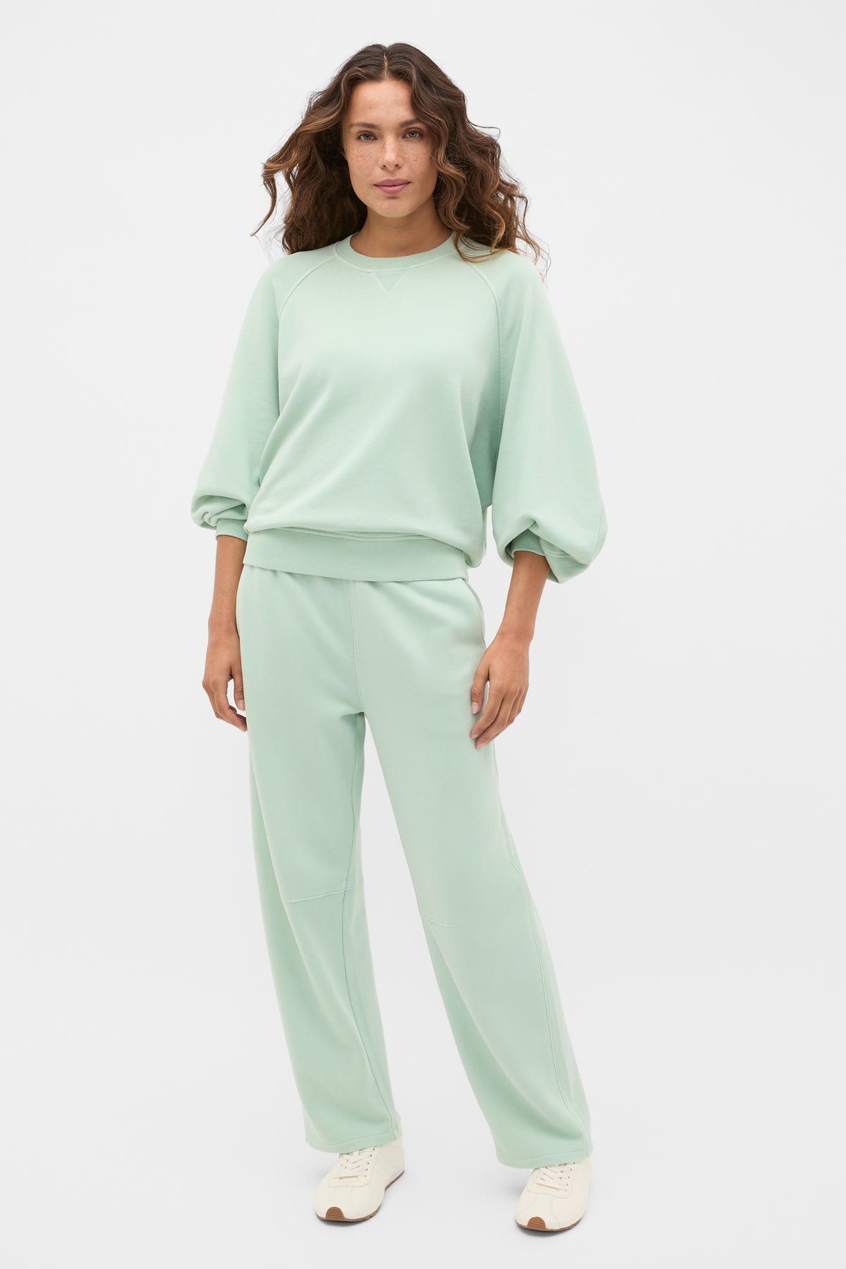 Terry Barrel Leg Trackpant