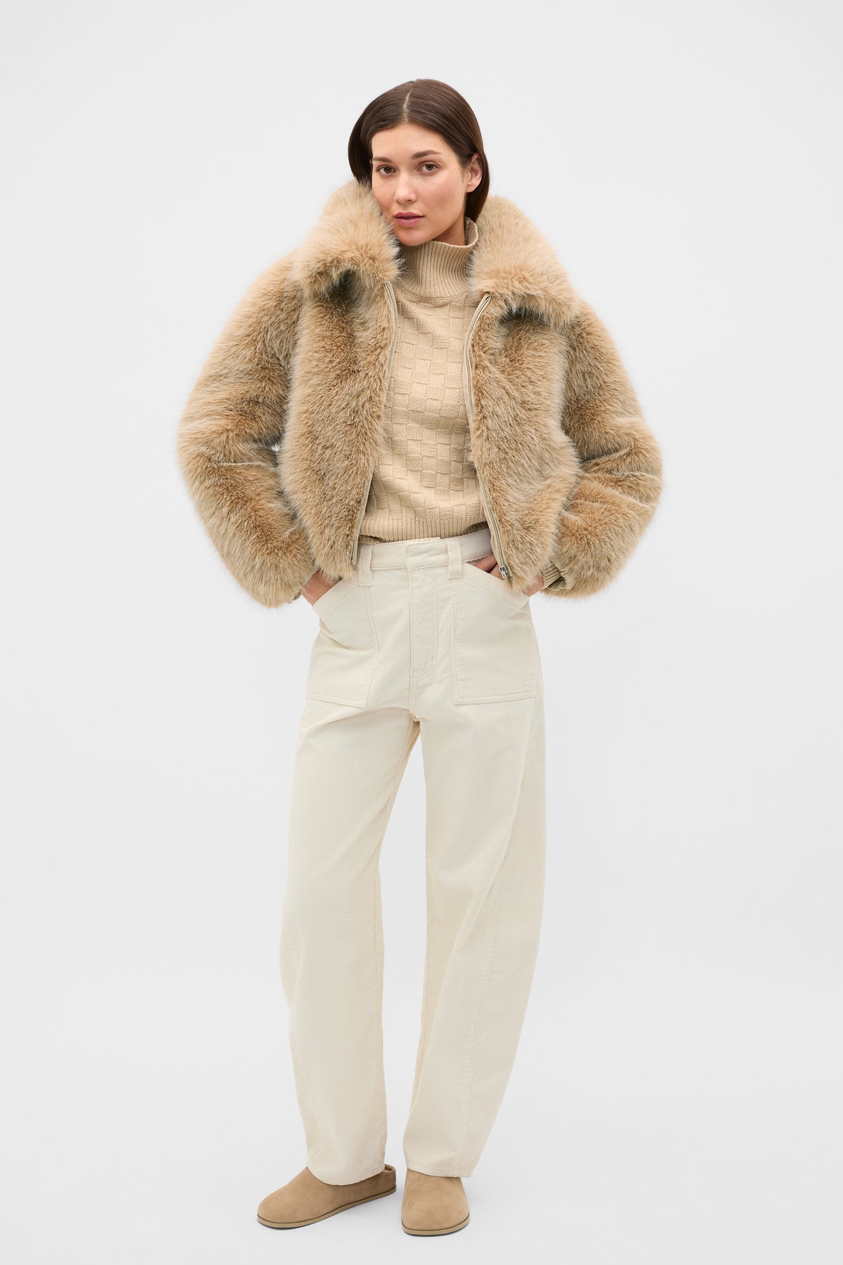 Faux Fur Jacket