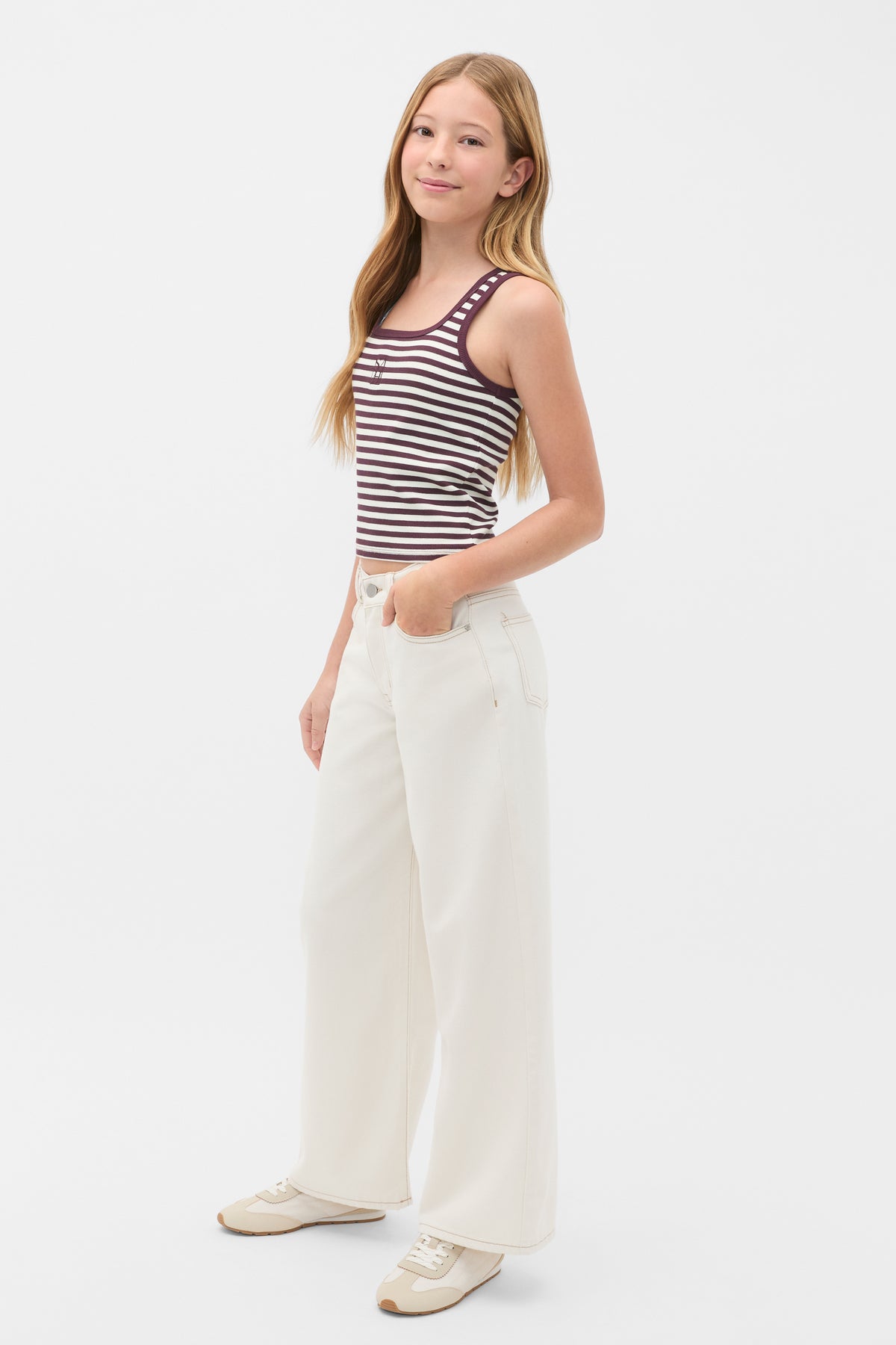 Striped Logo Tank