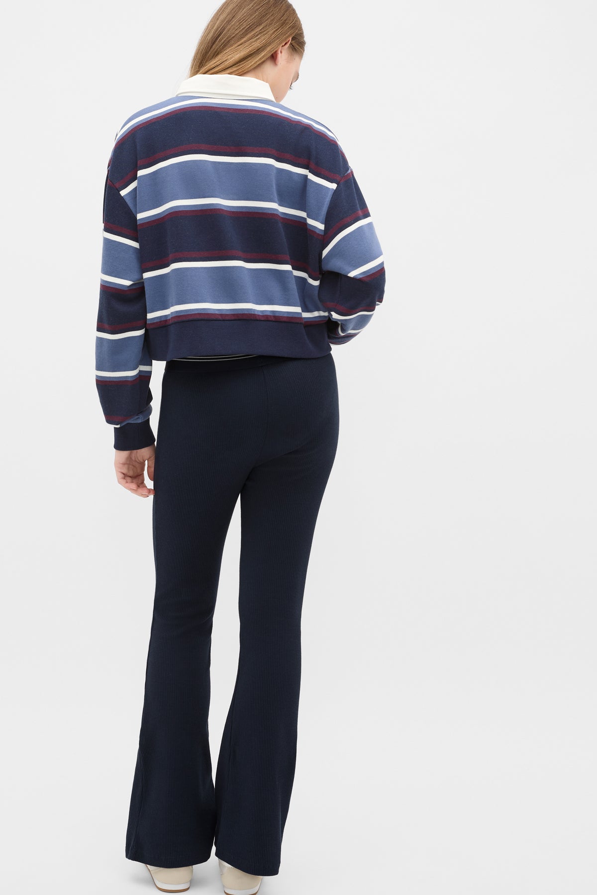 Striped Rugby Sweat
