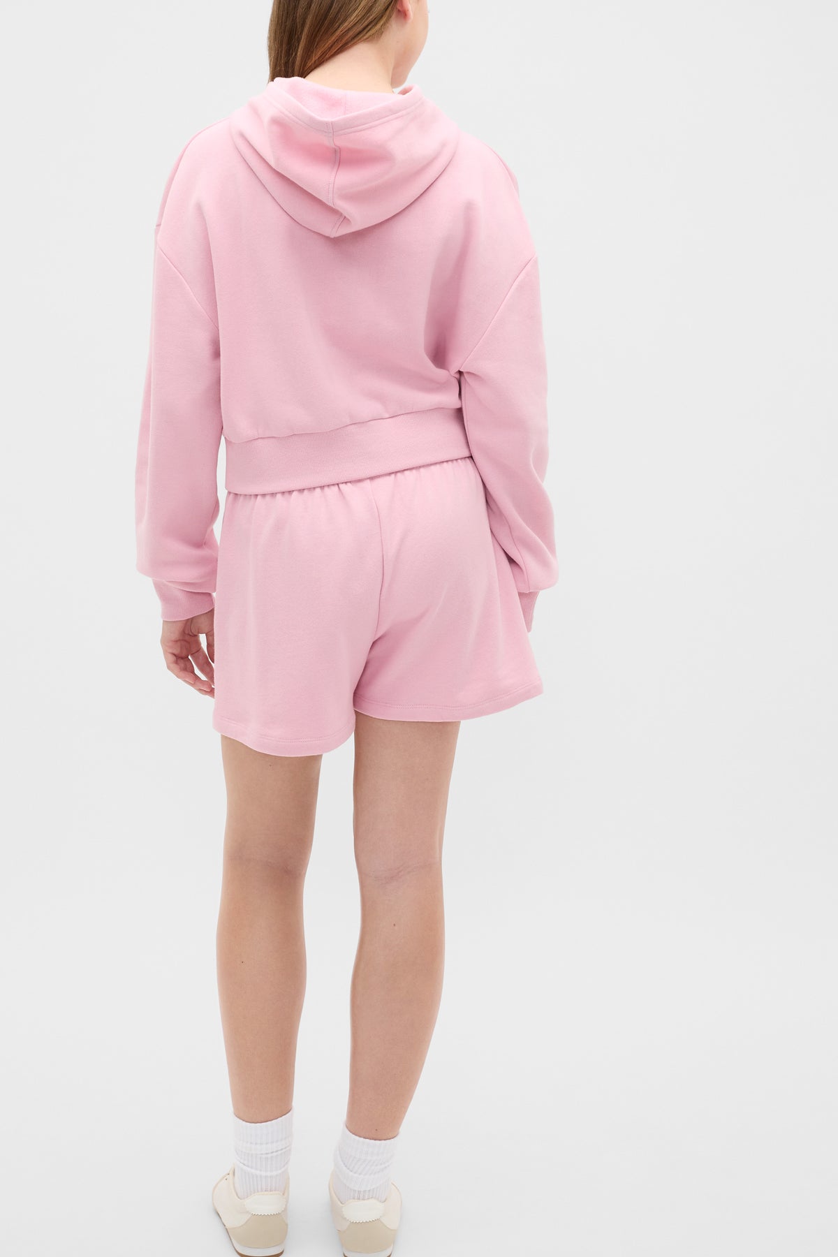 Logo Cropped Hoodie