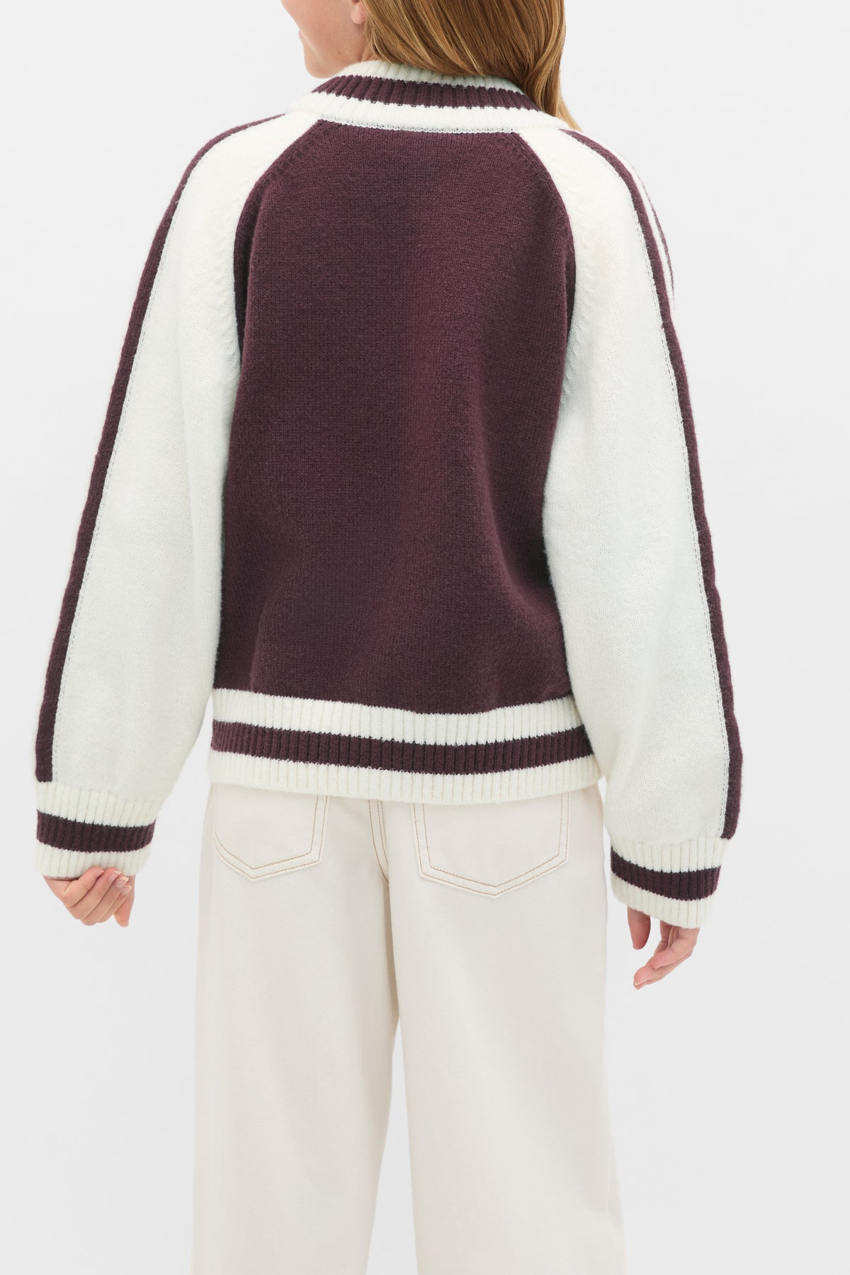 Zip Up Knit Bomber