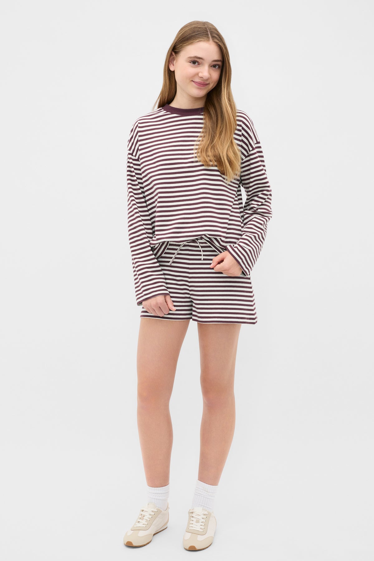 Stripe Pull On Short