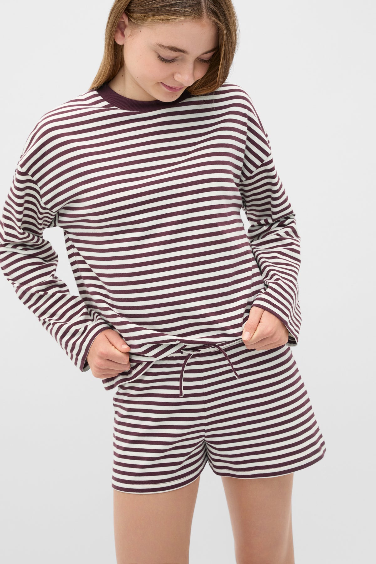 Stripe Pull On Short