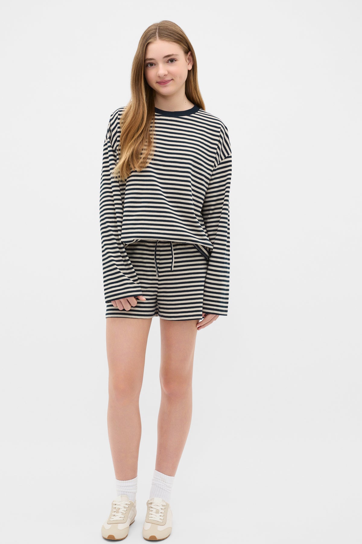 Stripe Pull On Short