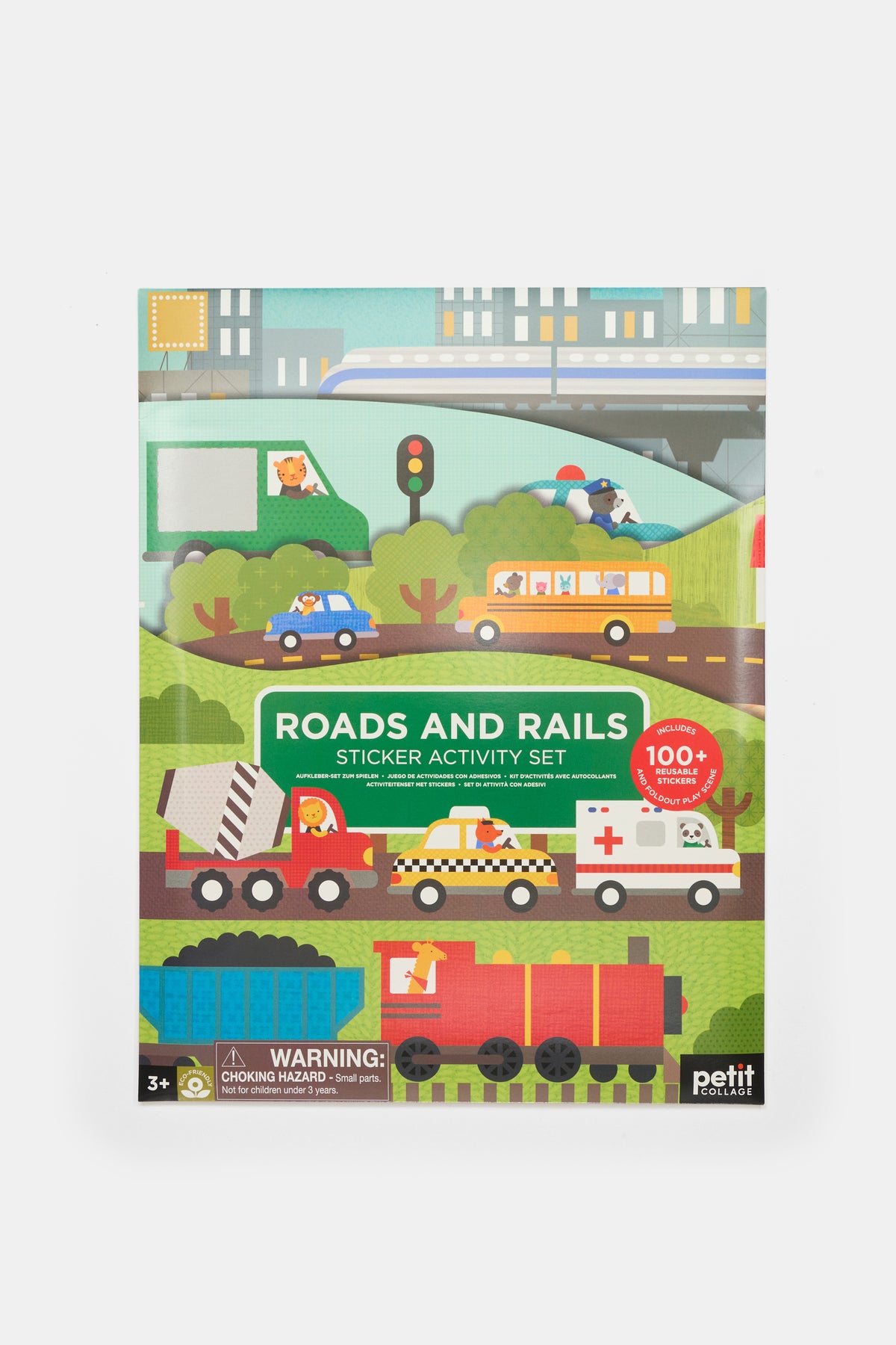 Roads and Rails Sticker Activity Set