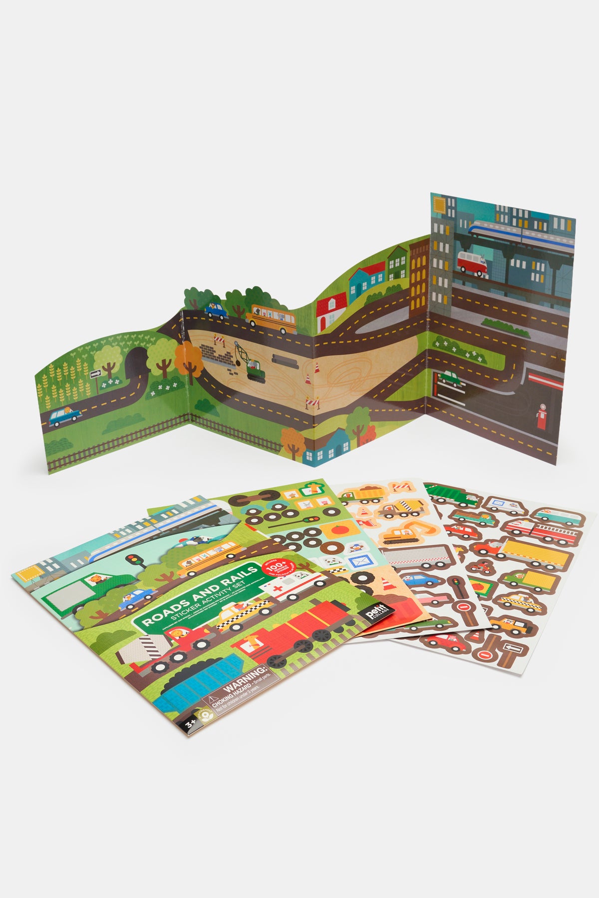 Roads and Rails Sticker Activity Set