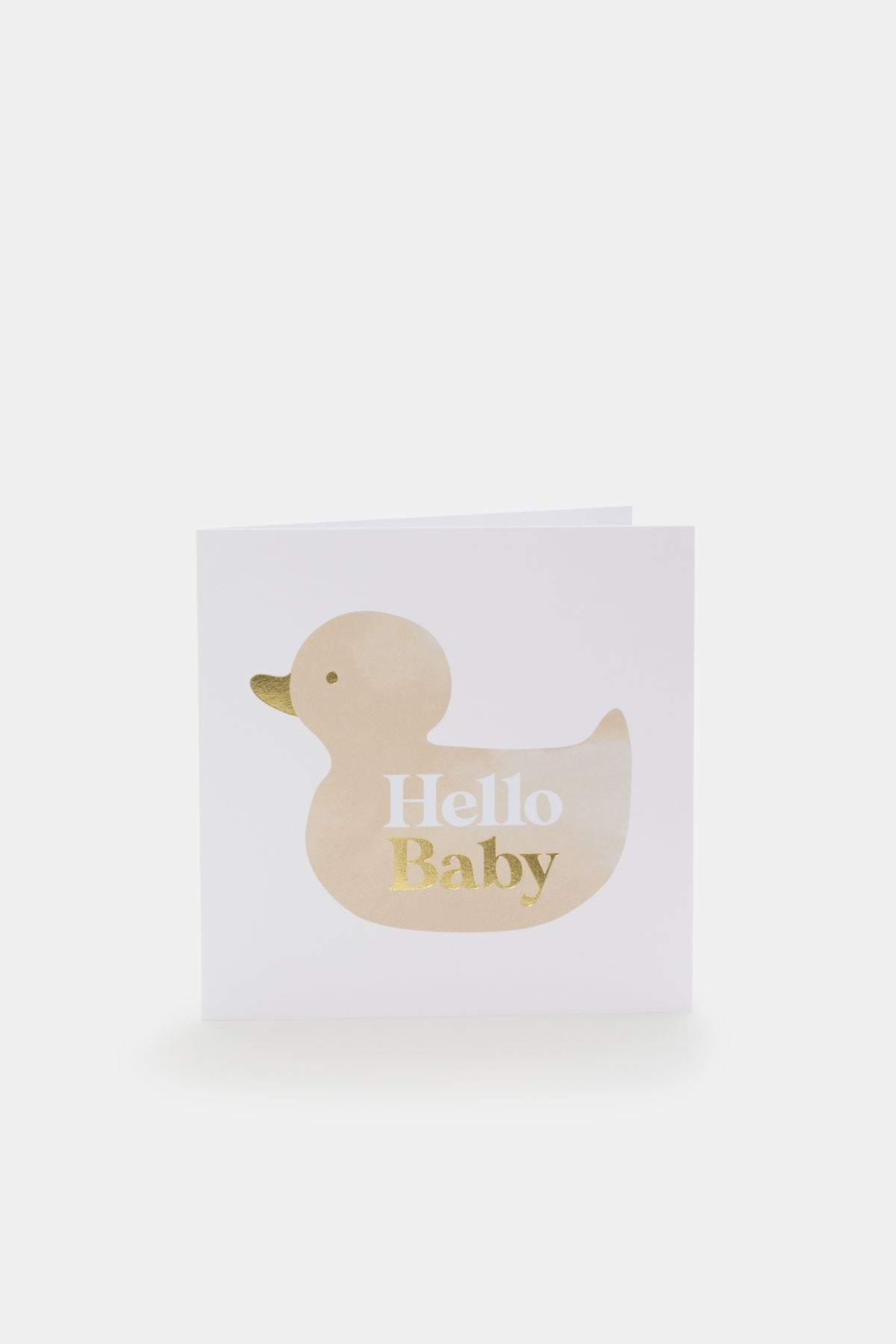 Hello Baby Duck Card