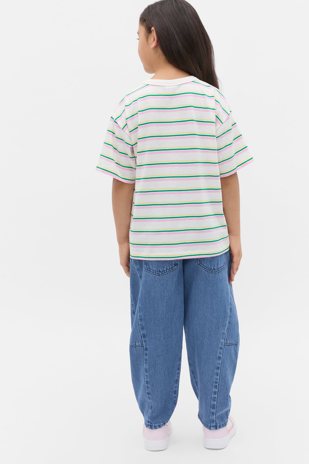Multi Stripe Logo Tee