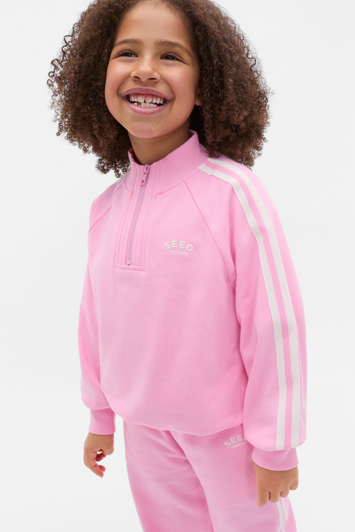 Quarter Zip Logo Sweat