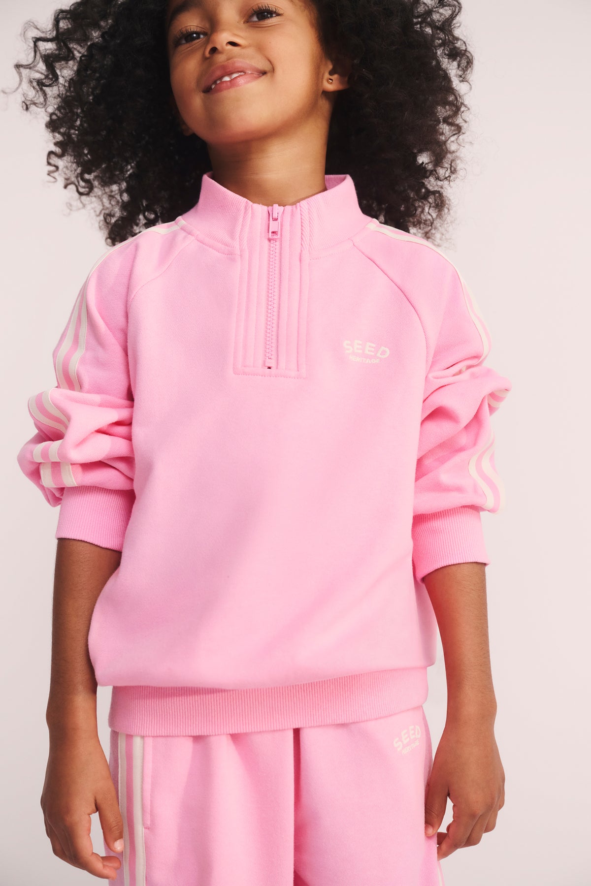 Quarter Zip Logo Sweat