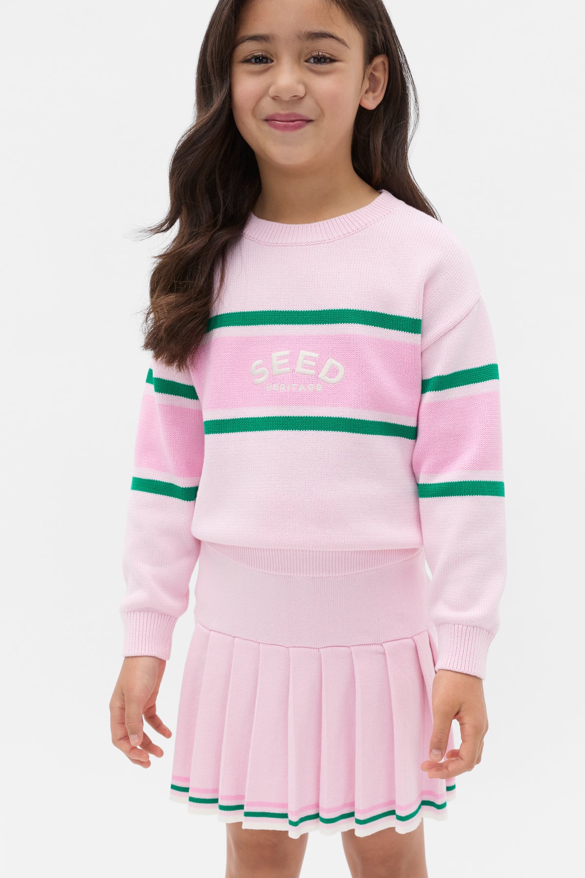 Pleat Knit Skirt