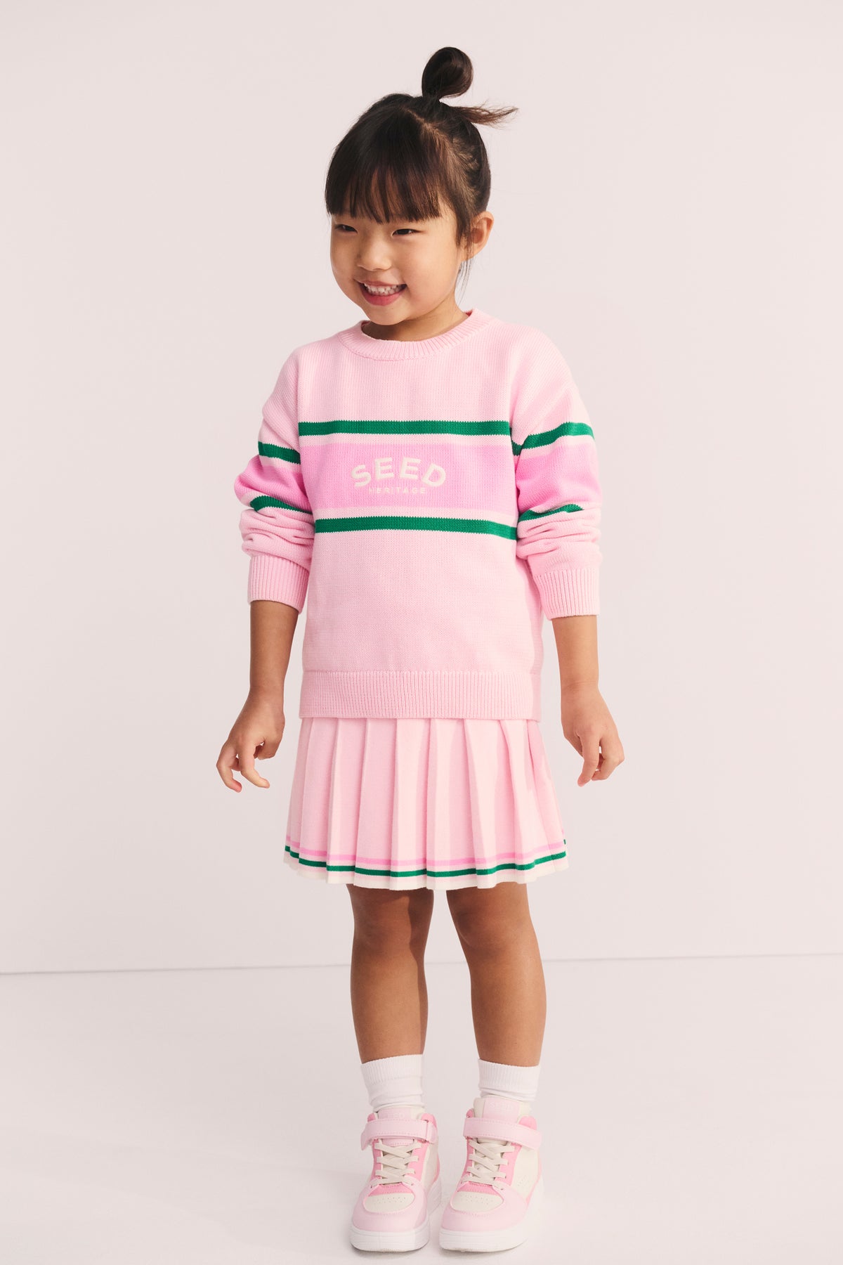 Pleat Knit Skirt
