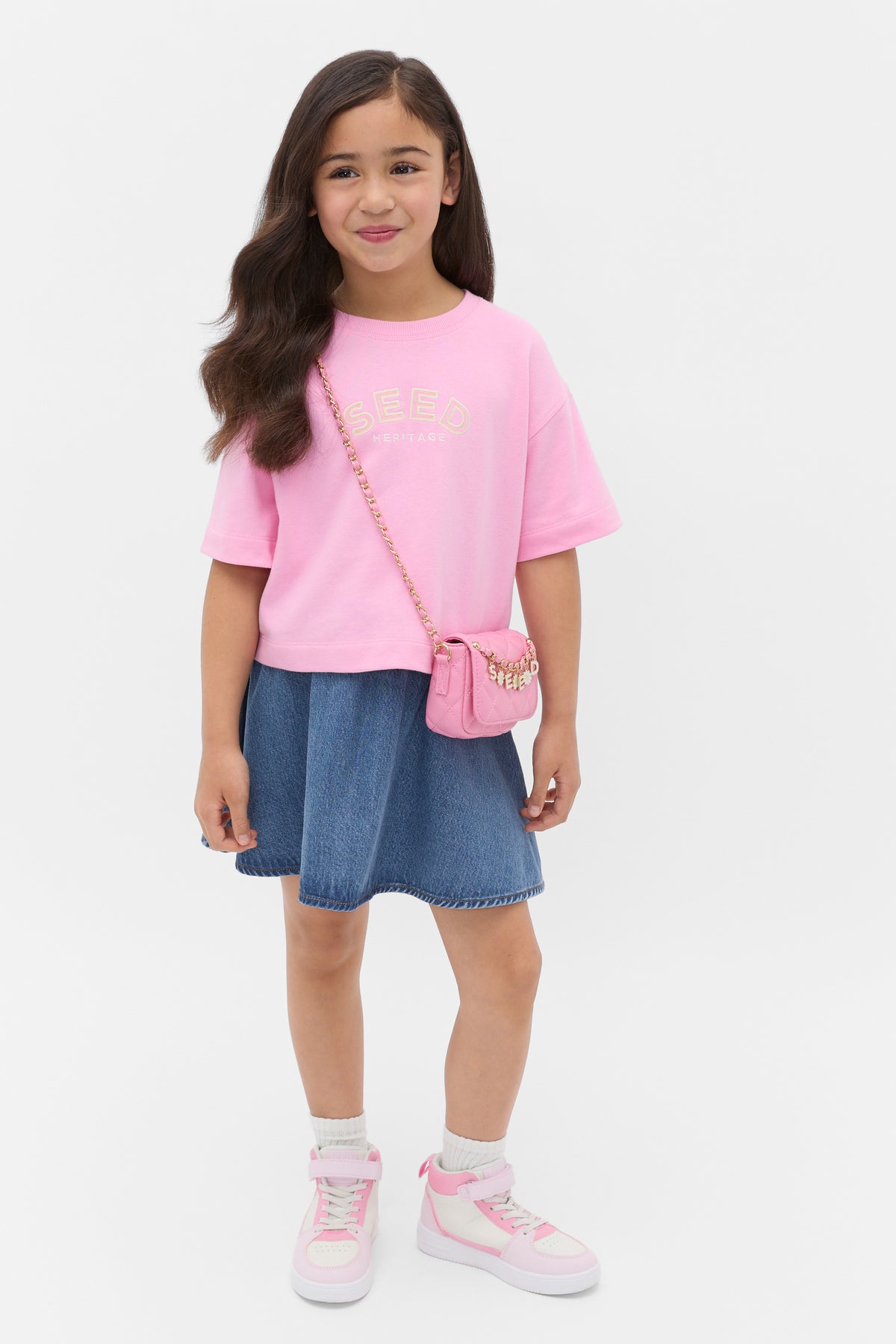 Denim Circle Skirt