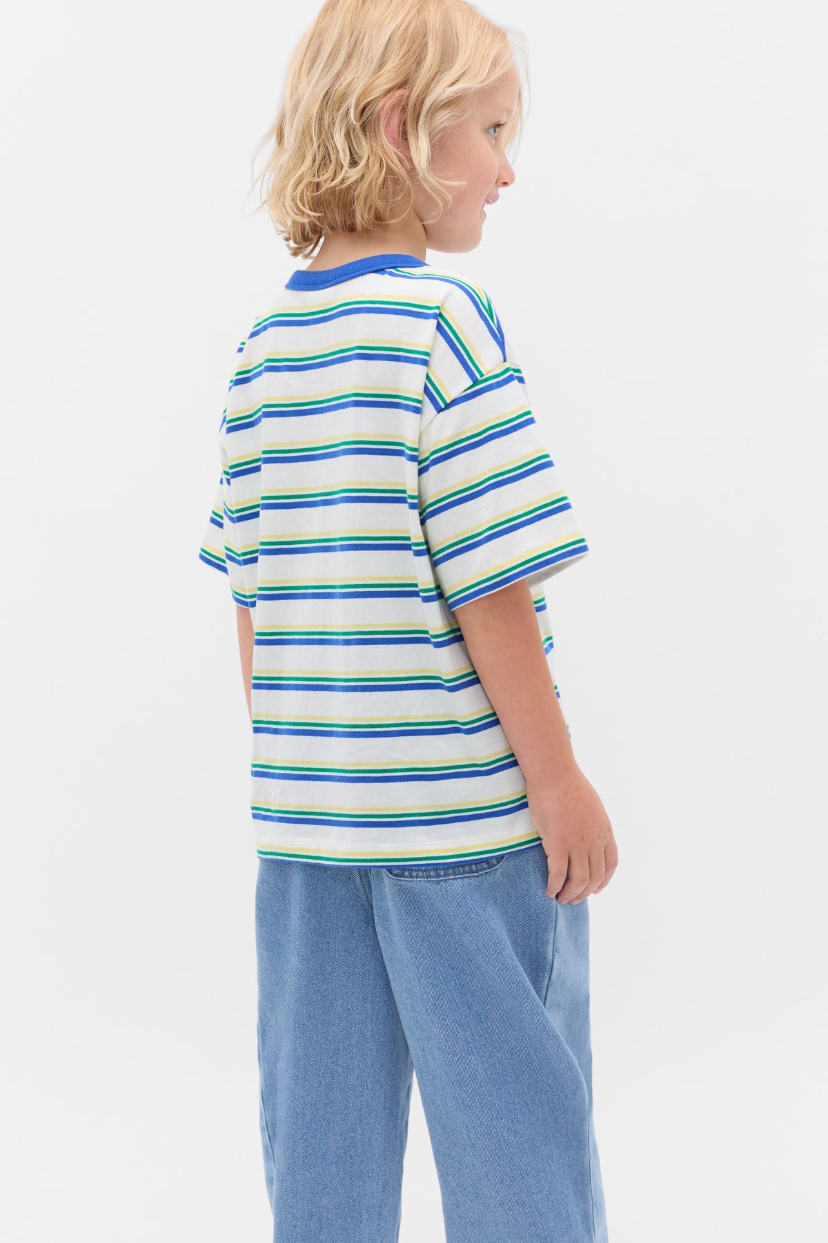 Multi Stripe Logo Tee