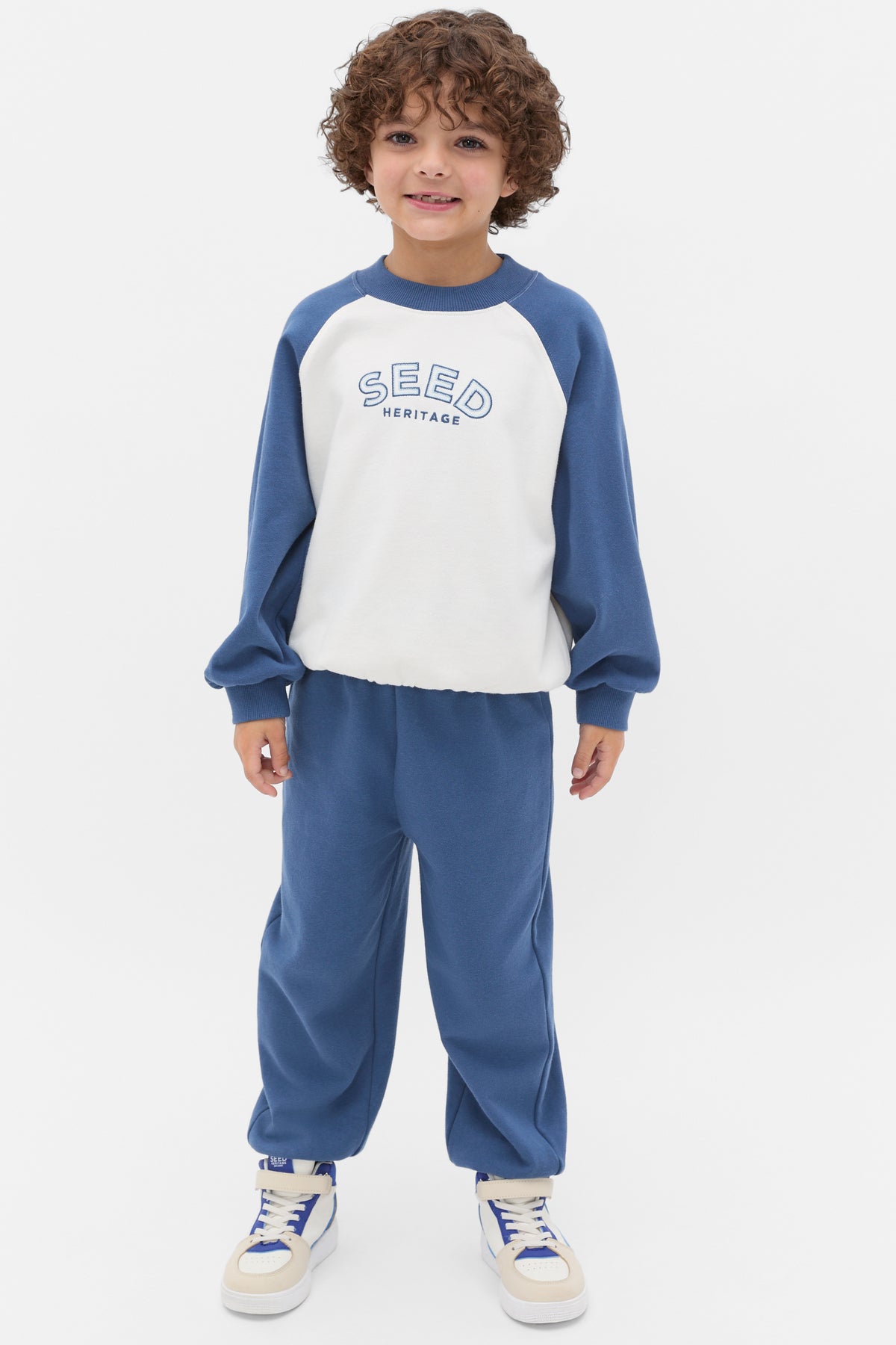 Core Colourblock Logo Sweat