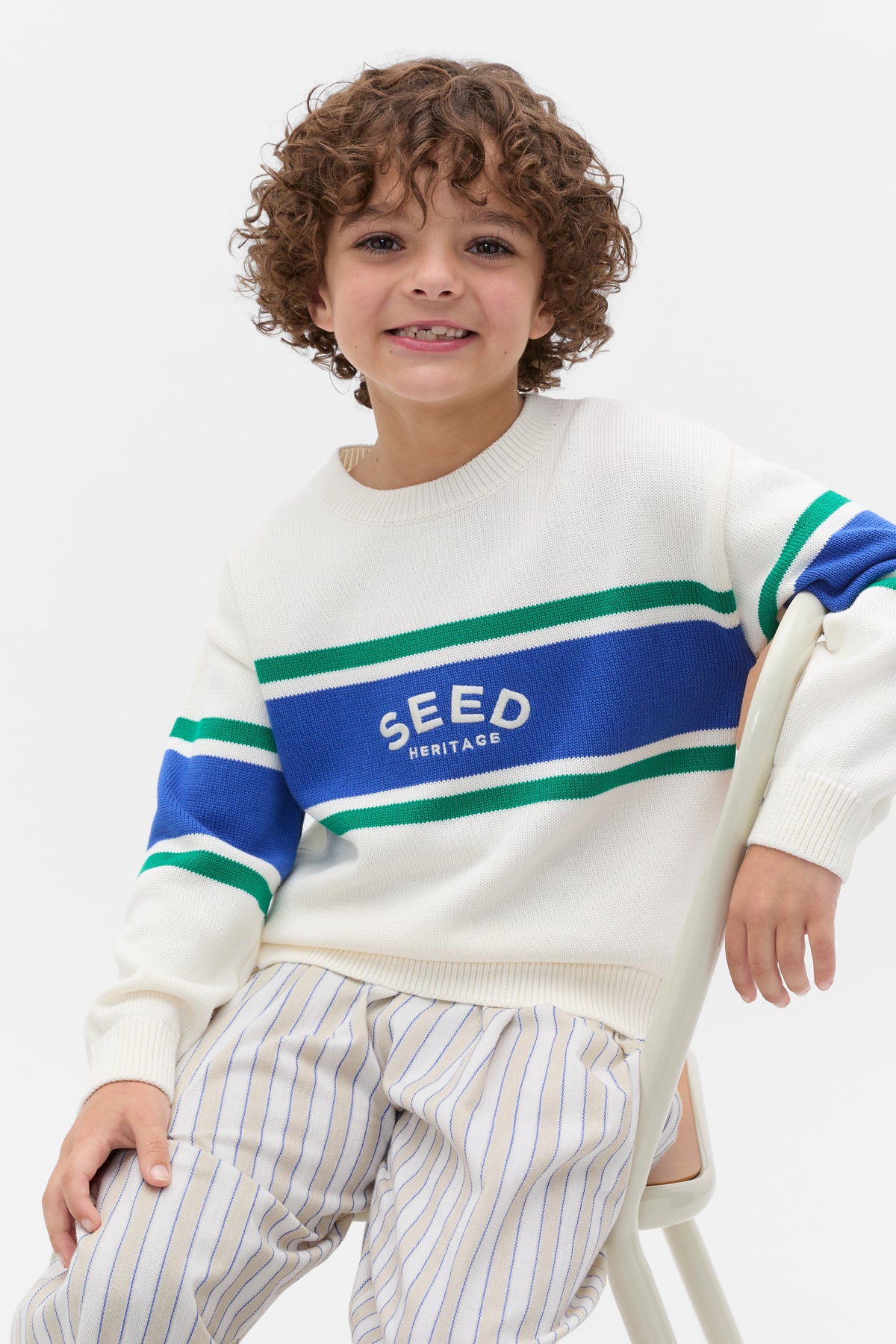 Retro Logo Knit Sweater